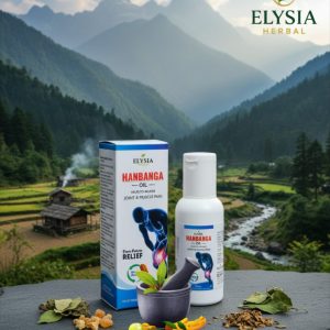HANBANGA Ayurvedic Pain Relief Oil – Fast Relief for Joint & Muscle Pain (50ml)